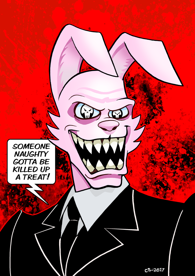Posessed Rabbit Bob The Possessed Rabbit by curtsibling on DeviantArt
