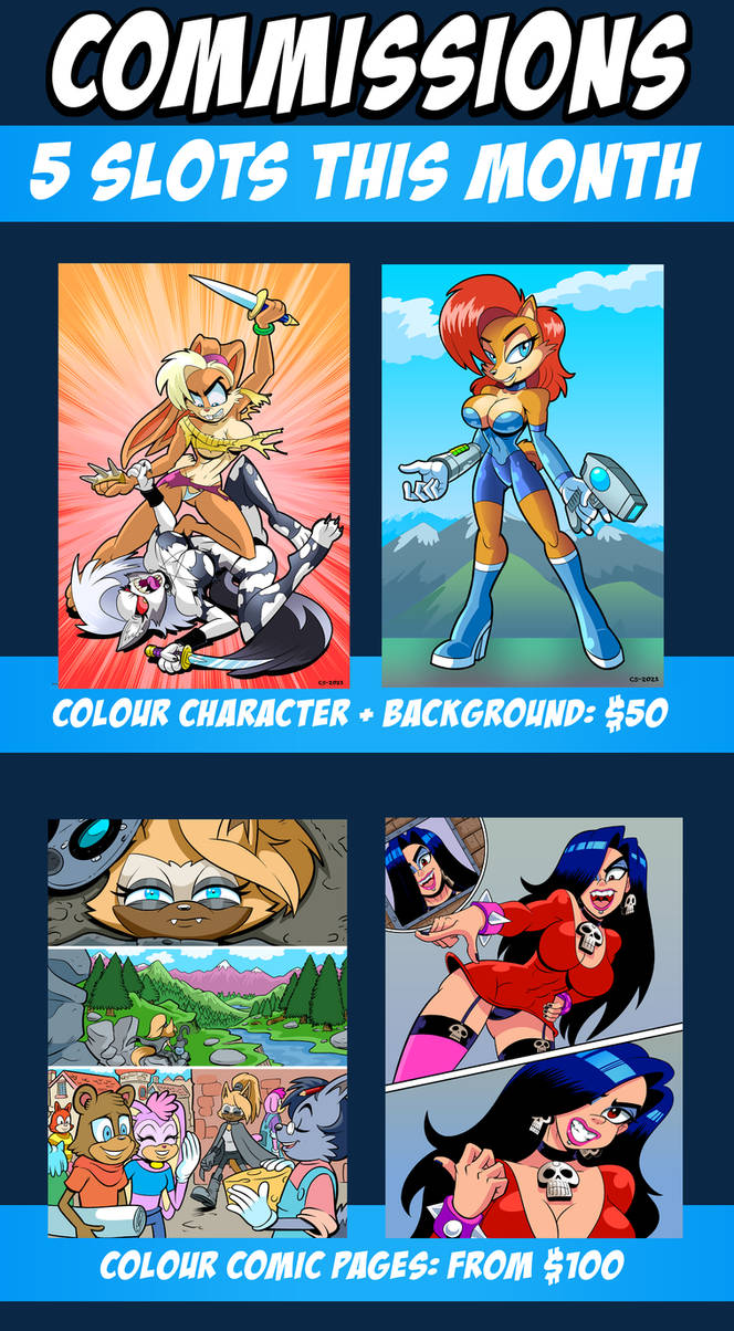 March Commissions CLOSED!