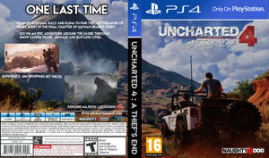 UNCHARTED 4 : A THIEF'S END CUSTOM COVER