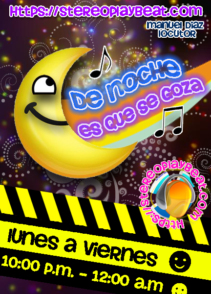 DeNocheEsQueSeGoza Flyer.