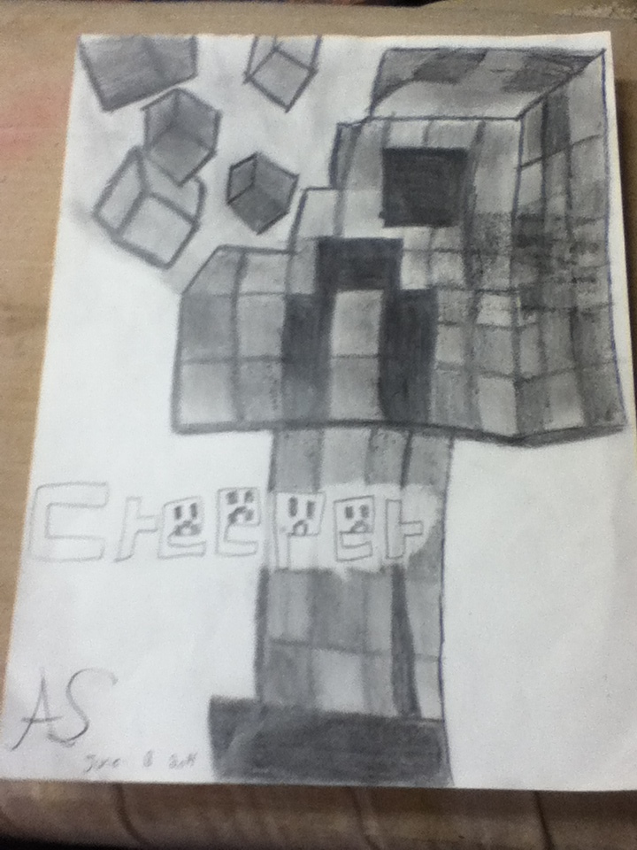 Exploding Creeper by AnnikaHunter8 on DeviantArt