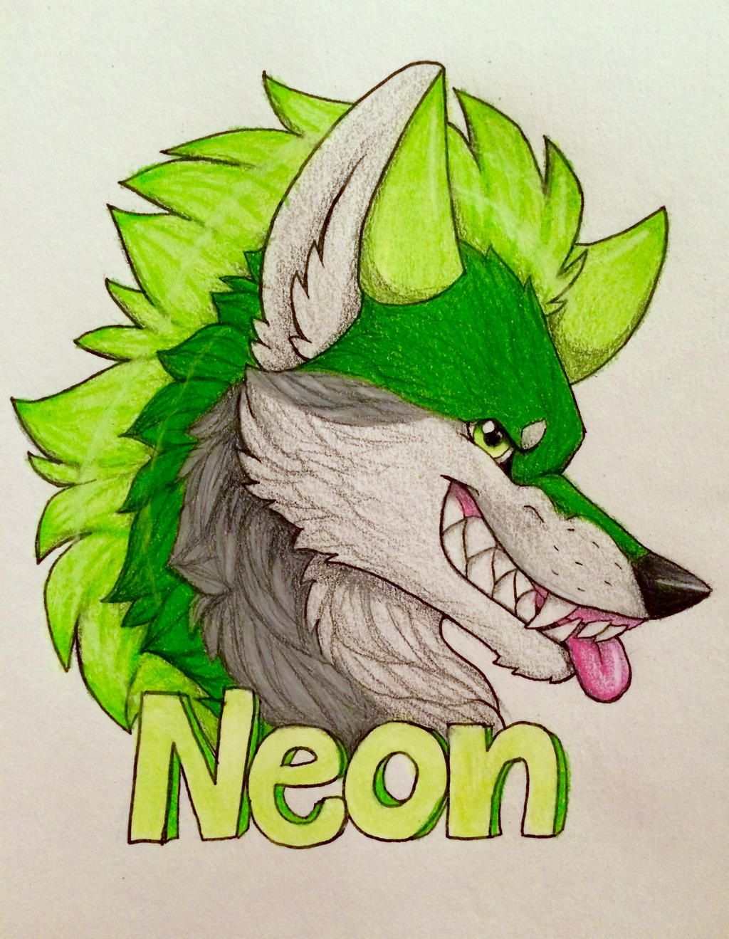 Neon Badge