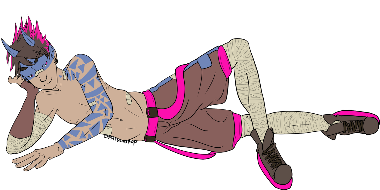 Malfeariel Lounging WIP by destructoPop