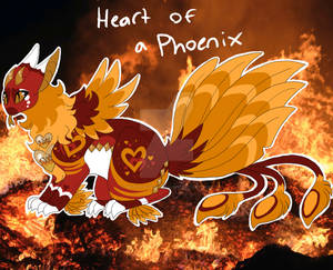 Heart of a phoenix (plufflasaur adopt: On Hold)