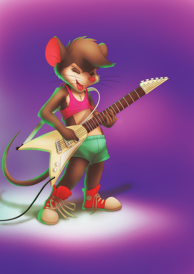 Rock 'n' Roll Mouse by SkylarRoasky on DeviantArt
