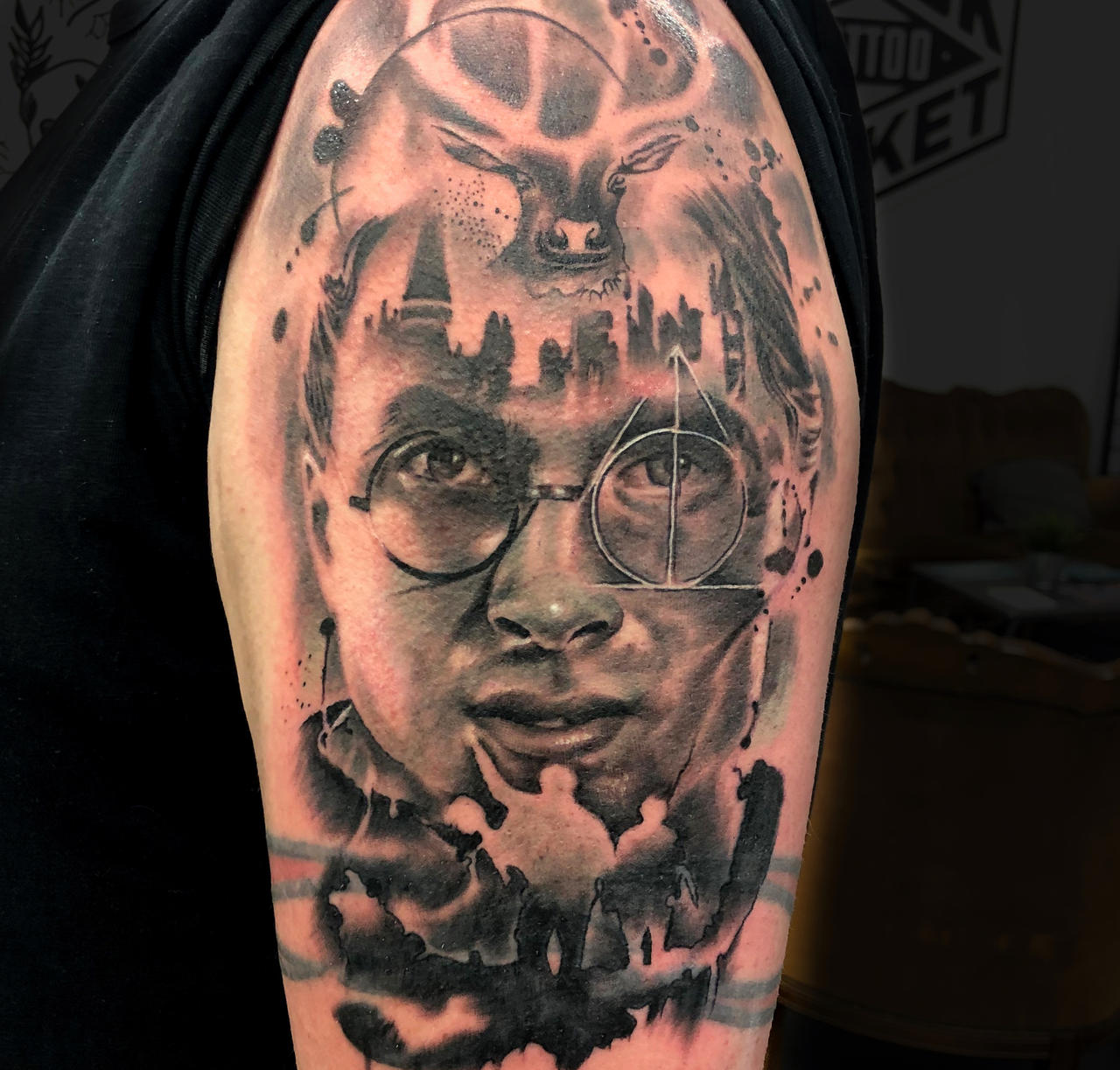 Harry Potter Tattoo by delmaytattoos on DeviantArt