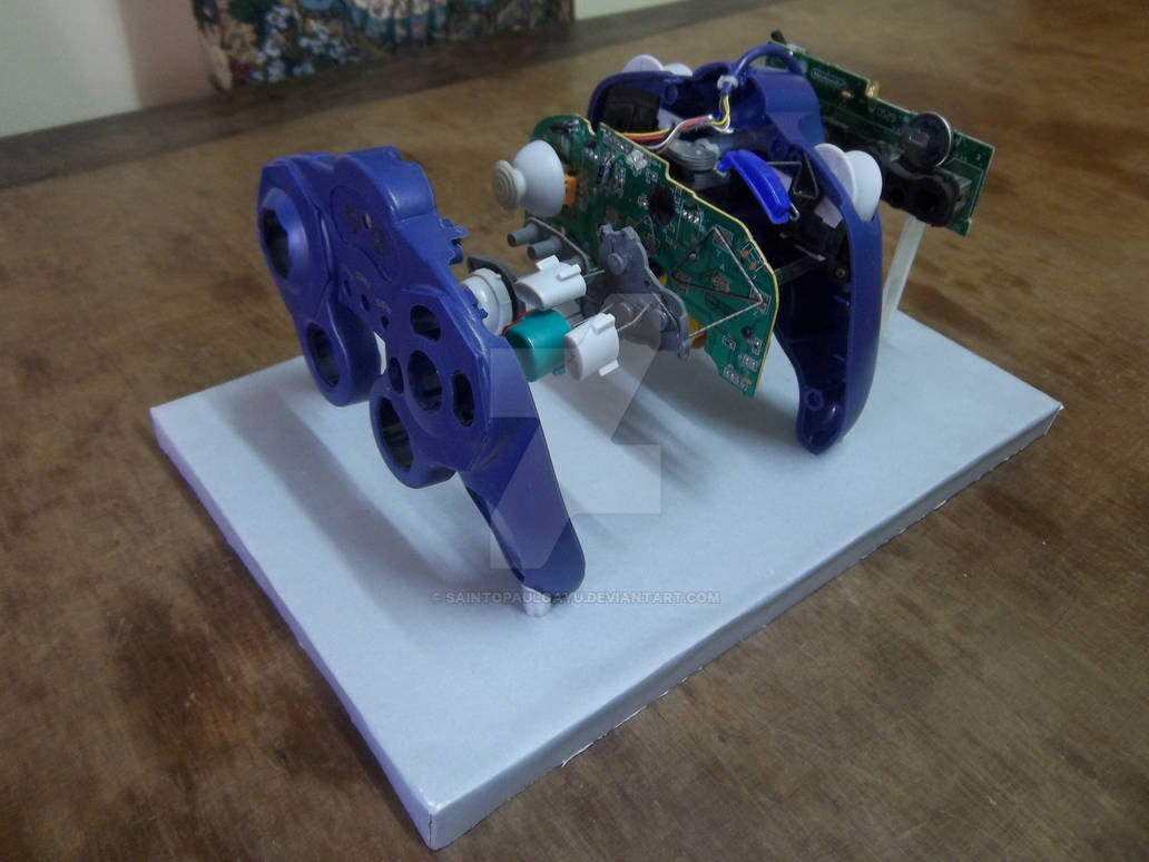 Exploded View: Nintendo GameCube controller 01 by SaintoPauloAyu on ...