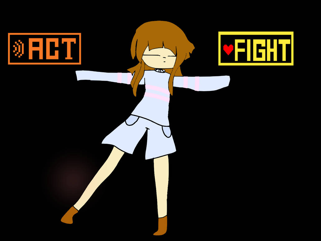 Frisk T-posing by RainbowCookie546 on DeviantArt