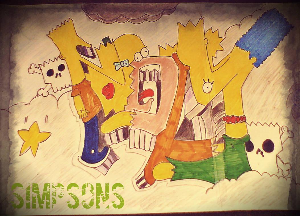 Simpsons Rapper Drawing Simpsons by RApper11 on DeviantArt