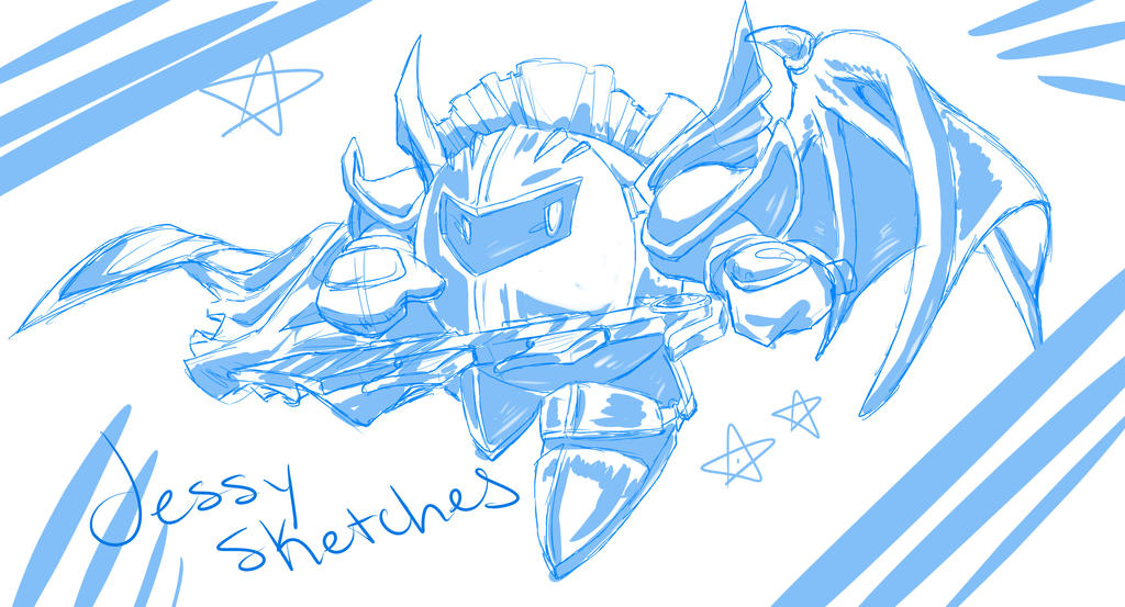 Meta Knight Sticker Meta Knight Sticker WIP by JessySketches on DeviantArt