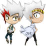 Commission: Chibi Ryuto and Ryuga