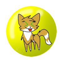 Funny Button: Goldenfoxy