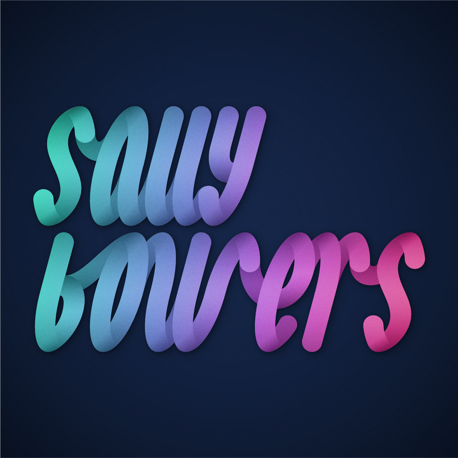 Sally Bowers - lettering by miosine on DeviantArt