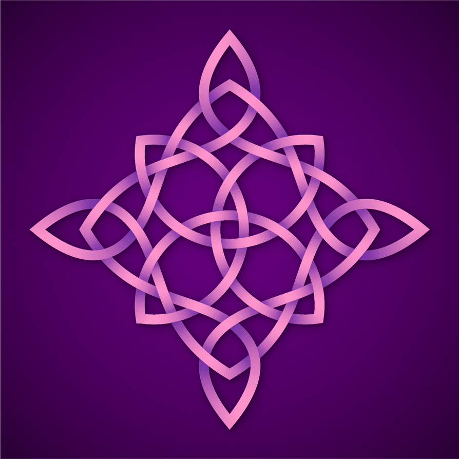 Intertwined ribbons - pattern design by miosine on DeviantArt