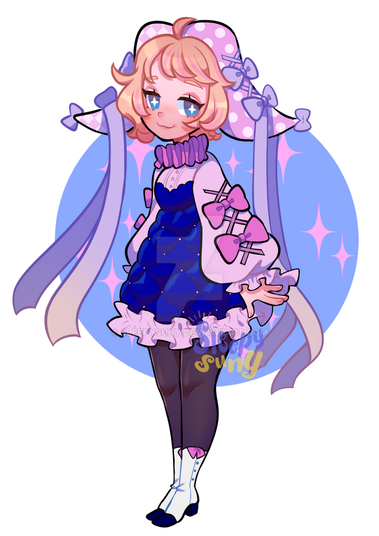 Ribbon girl | CLOSED by Sleepysuny on DeviantArt