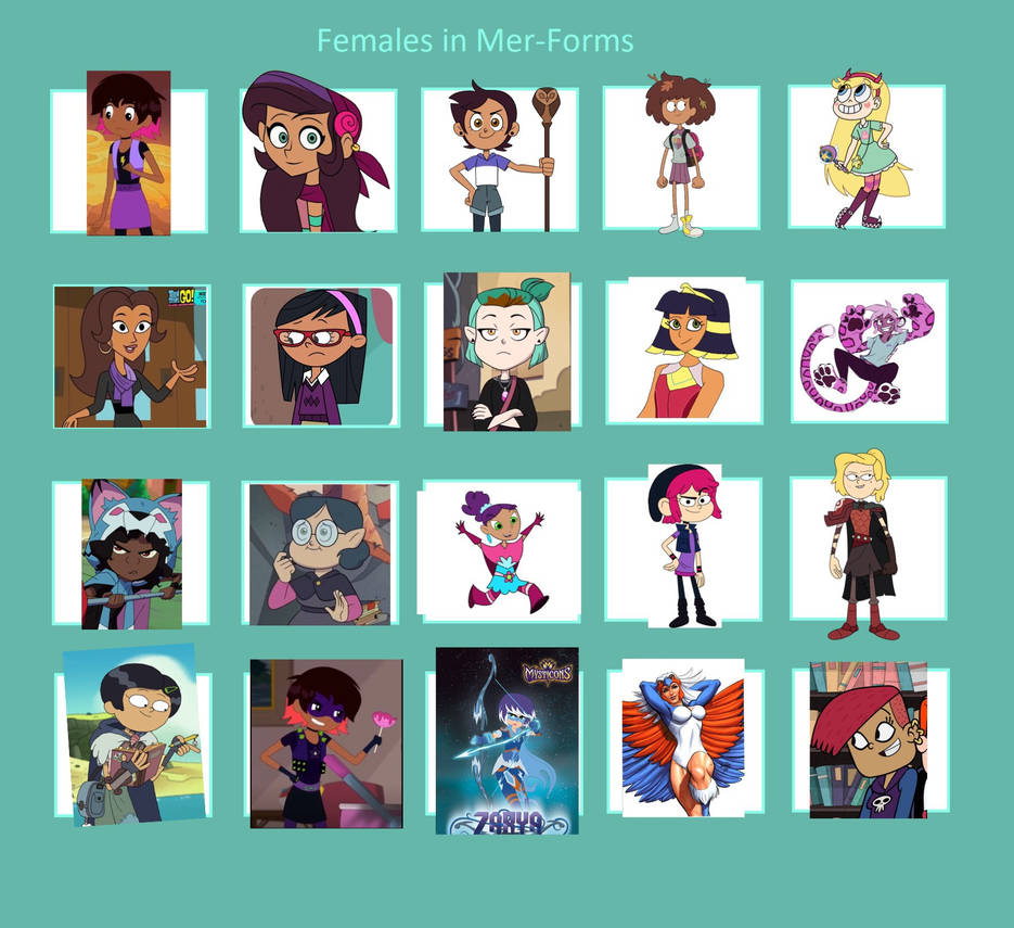 Pop Mer Form Females in mer-forms by sethborne219 on DeviantArt