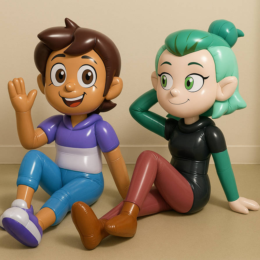 Anonymous Inflatable Inflatable Luz and amity by sethborne219 on DeviantArt