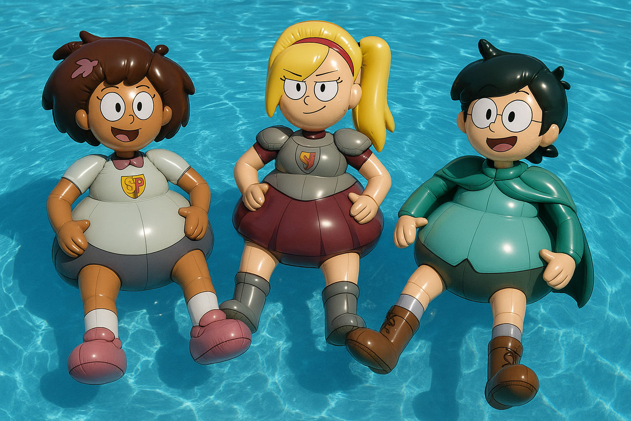 Inflatable Anne Sasha and Marcy by sethborne219 on DeviantArt