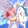 Chibiusa and Pegasus