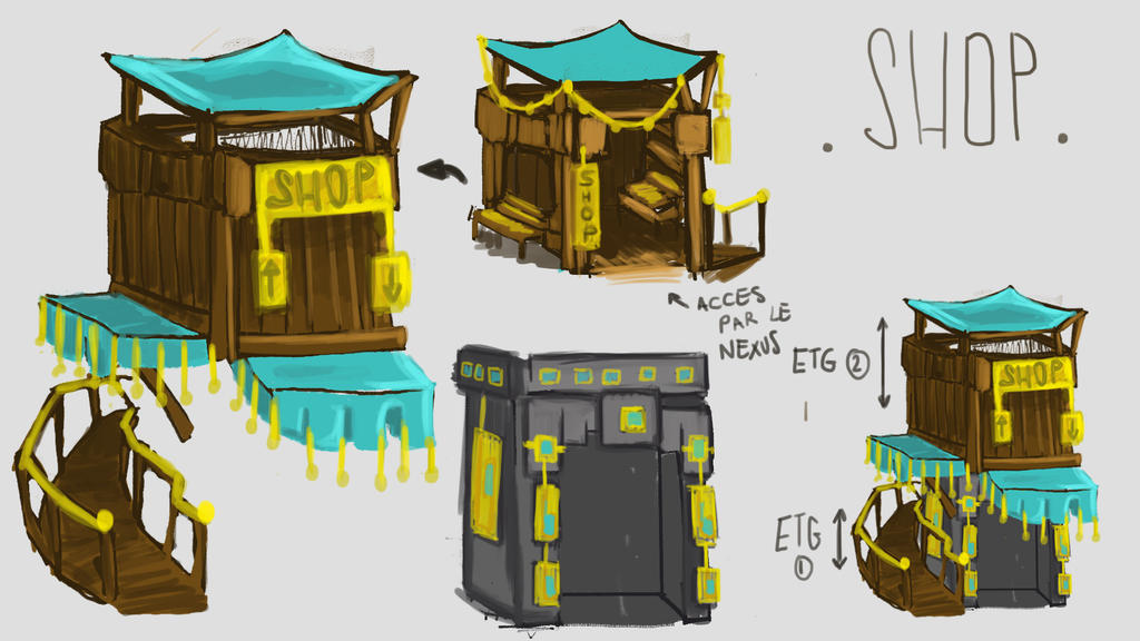 In-Game Shop - ConceptArt by Maka by PhaethonGames on DeviantArt