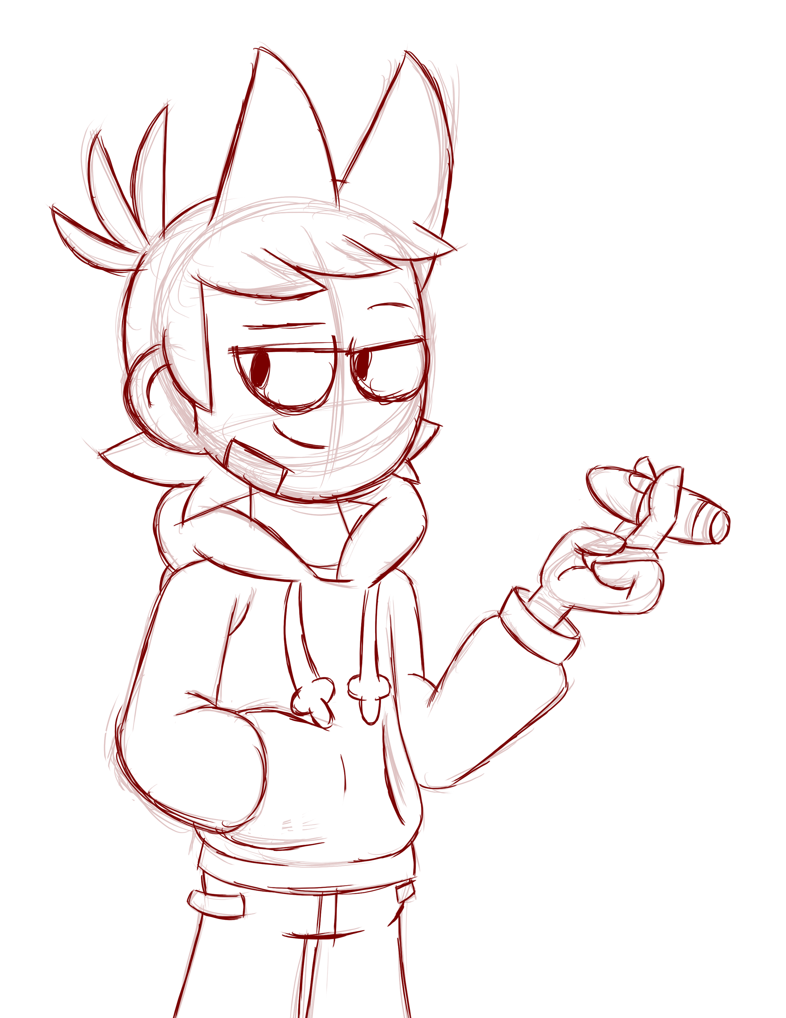 Eddsworld Tord Sketchite Sketch Coloring Page.