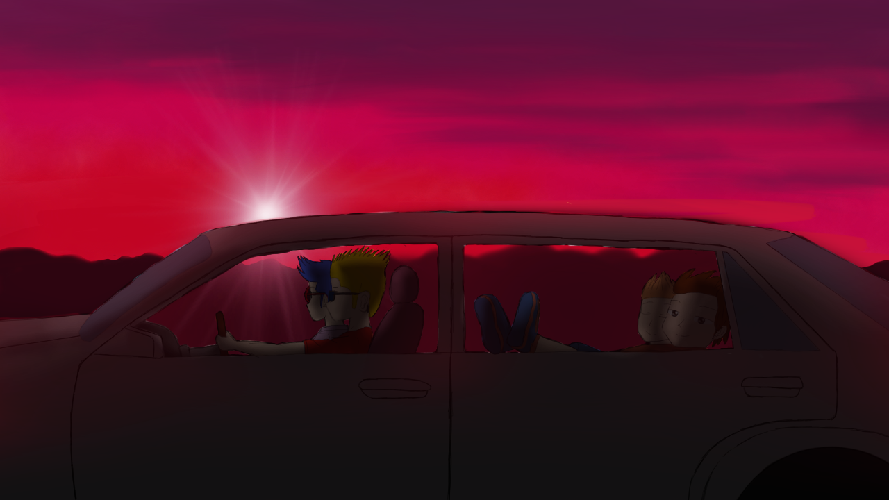 Bart On The Road Fanart by LesterJam on DeviantArt