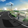 Waiting for a road transportation