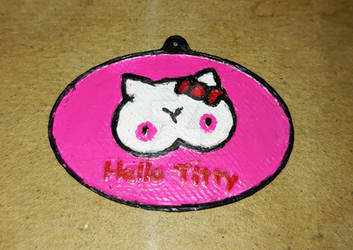 Hello Titty Keychain