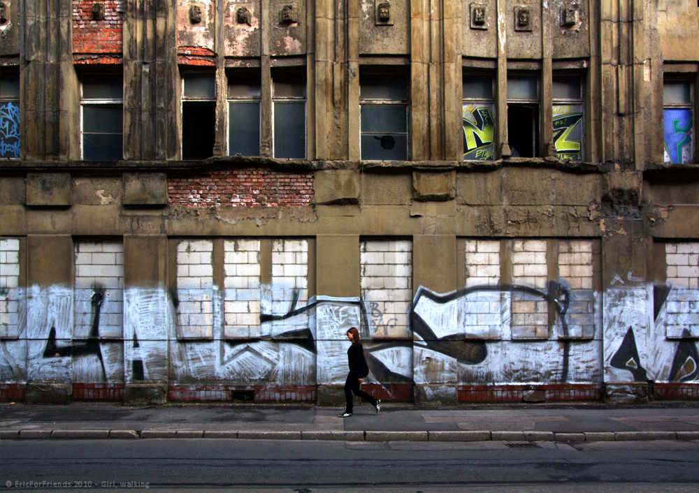 Girl, walking