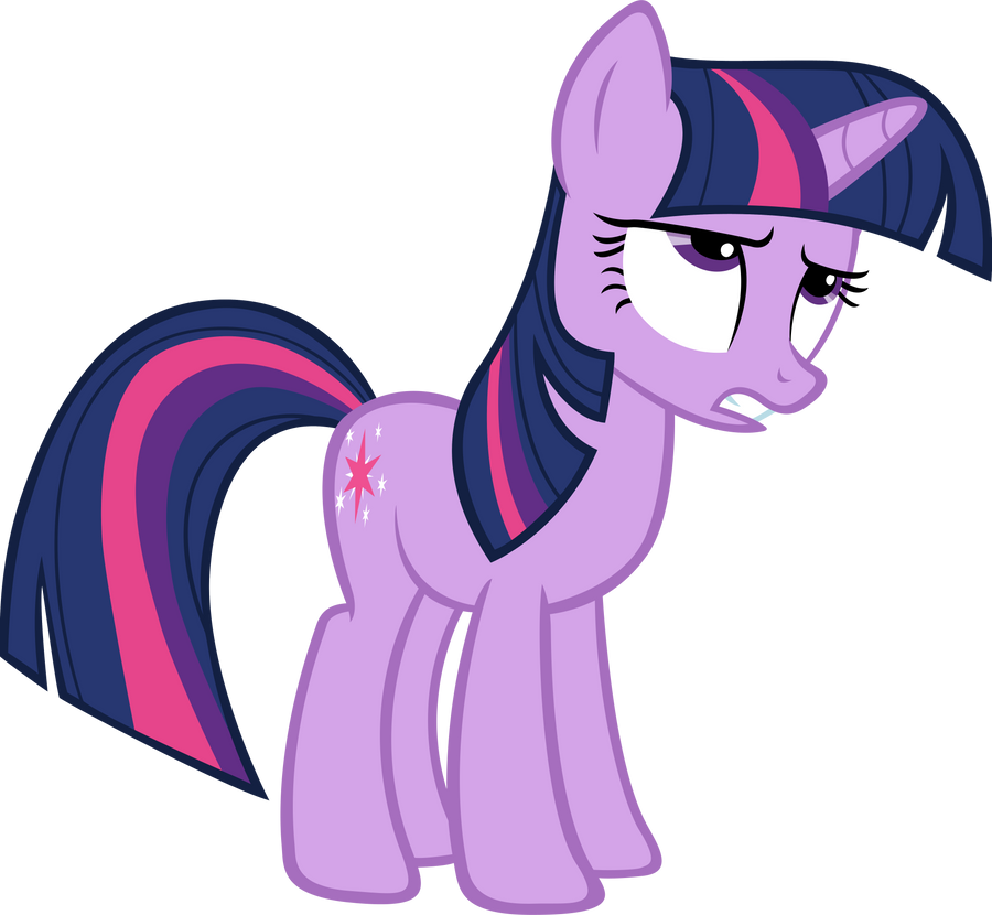 Twilight Sparkle is annoyed.