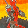 Deadpool 3x5 sketch card