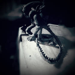 Plasticine figures: Xenomorph (alien)