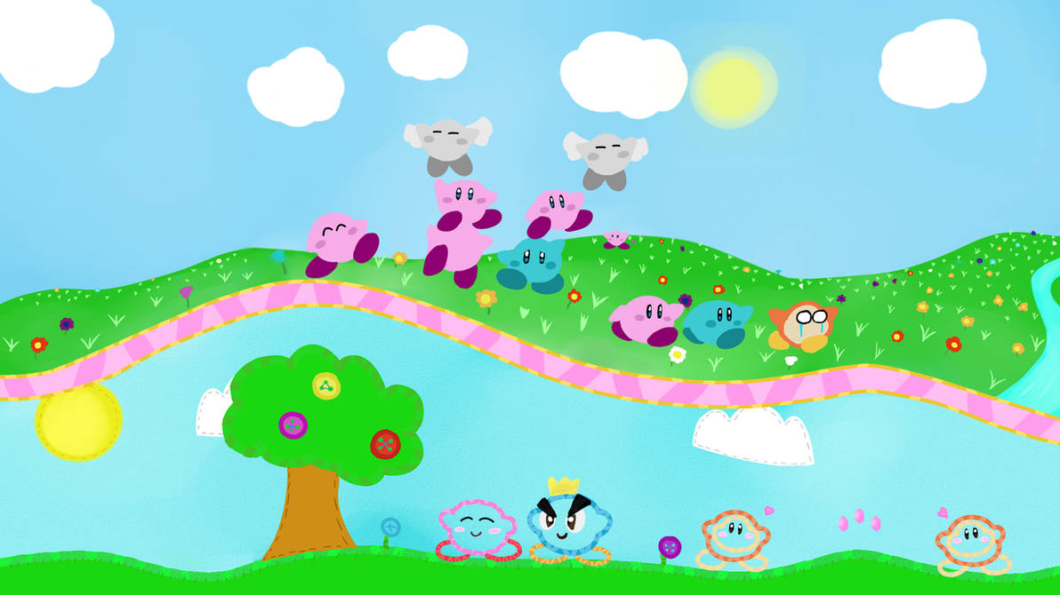 Kirby wallpaper by ninjin-x on DeviantArt