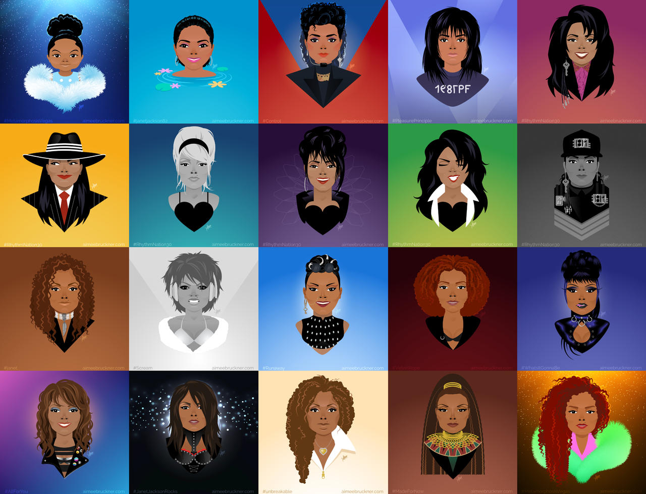Janet Riley Cartoon A Janet Jackson Cartoon Nation by aimeetoons on DeviantArt