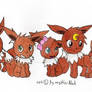 Eevee Sister family colored