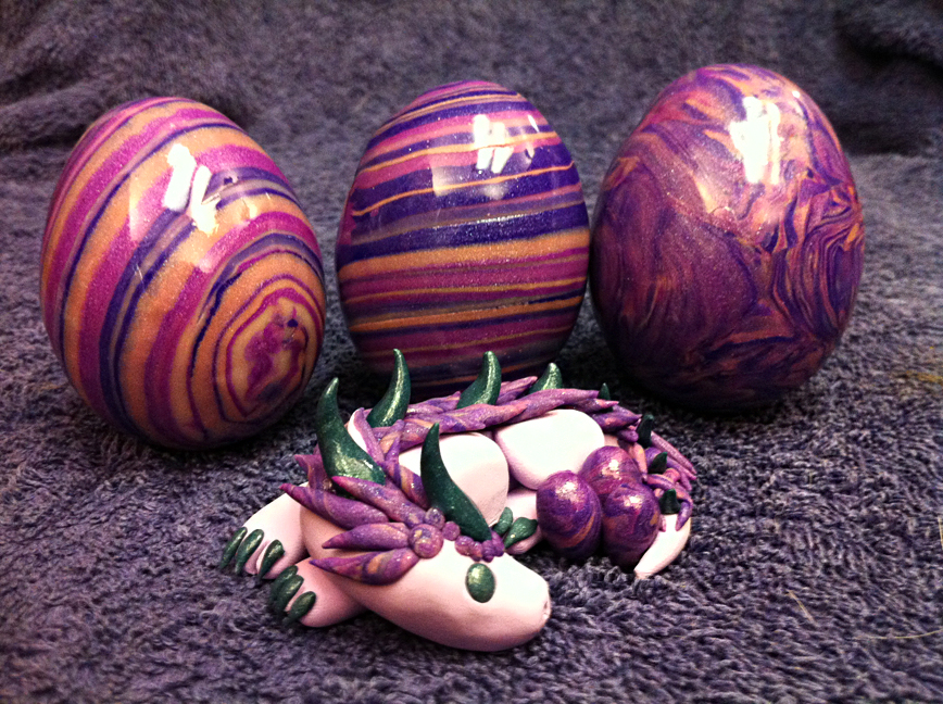 Fantasy Dragon and Eggs