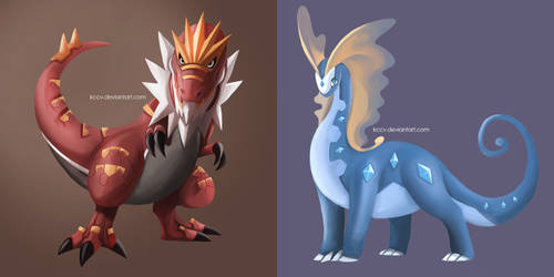 Tyrantrum and Aurorus