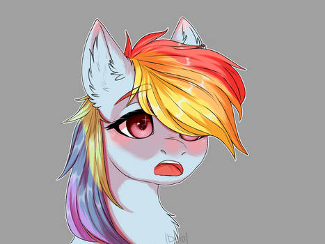 Surprised Rainbow Dash