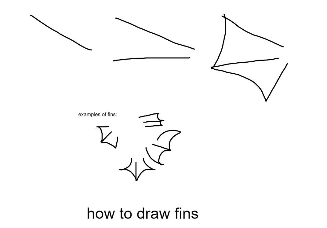 how to draw fins by supremekaioeast on DeviantArt