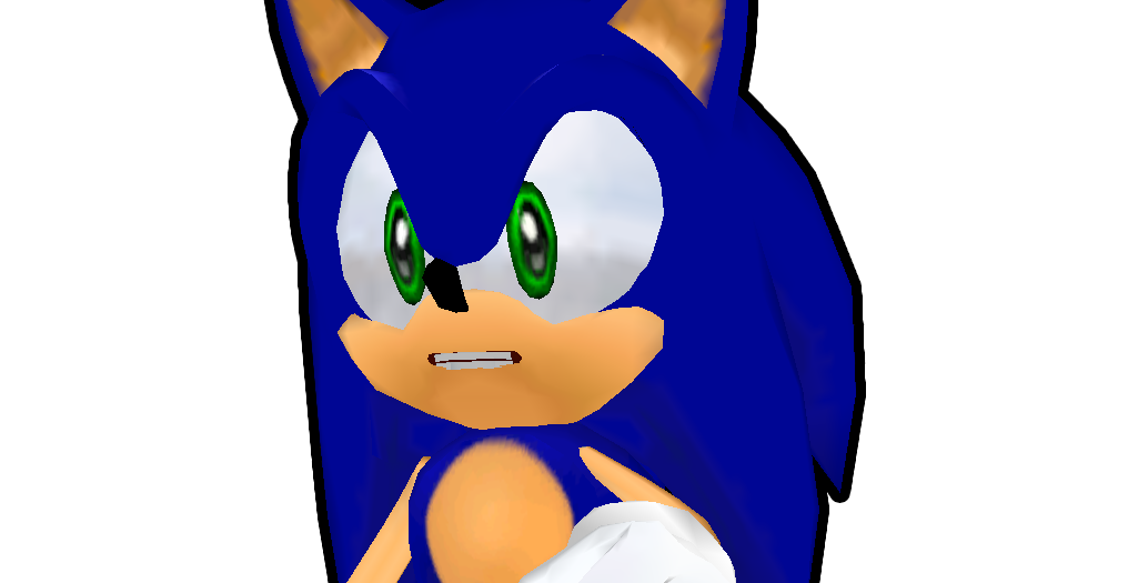 Custom SA2 Hyper Sonic Render II (All by me) by InfiniteDXI on DeviantArt