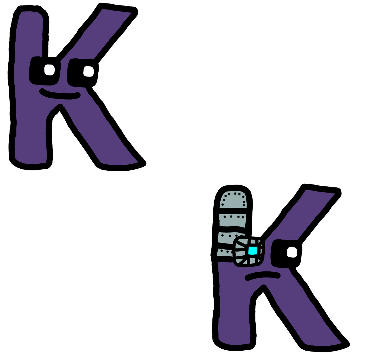 K (russian alphabet lore) by arturek22 on DeviantArt
