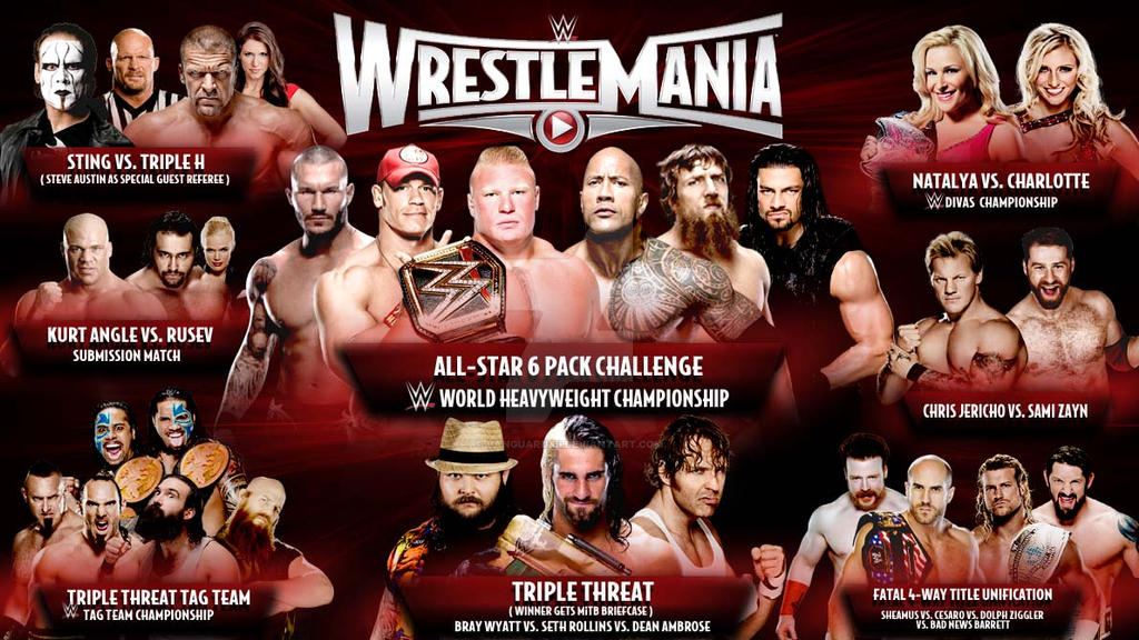 Wrestlemania 31 Fantasy Card by VanguardXII on DeviantArt