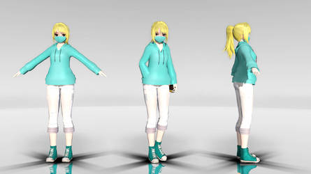 MMD OC | Luciela | The winter trainer