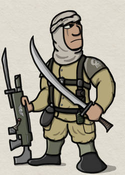 Guardsman, Tallarn Desert Raiders