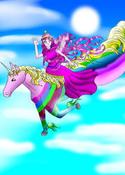 Lady Rainicorn and Princess Bubblegum 2