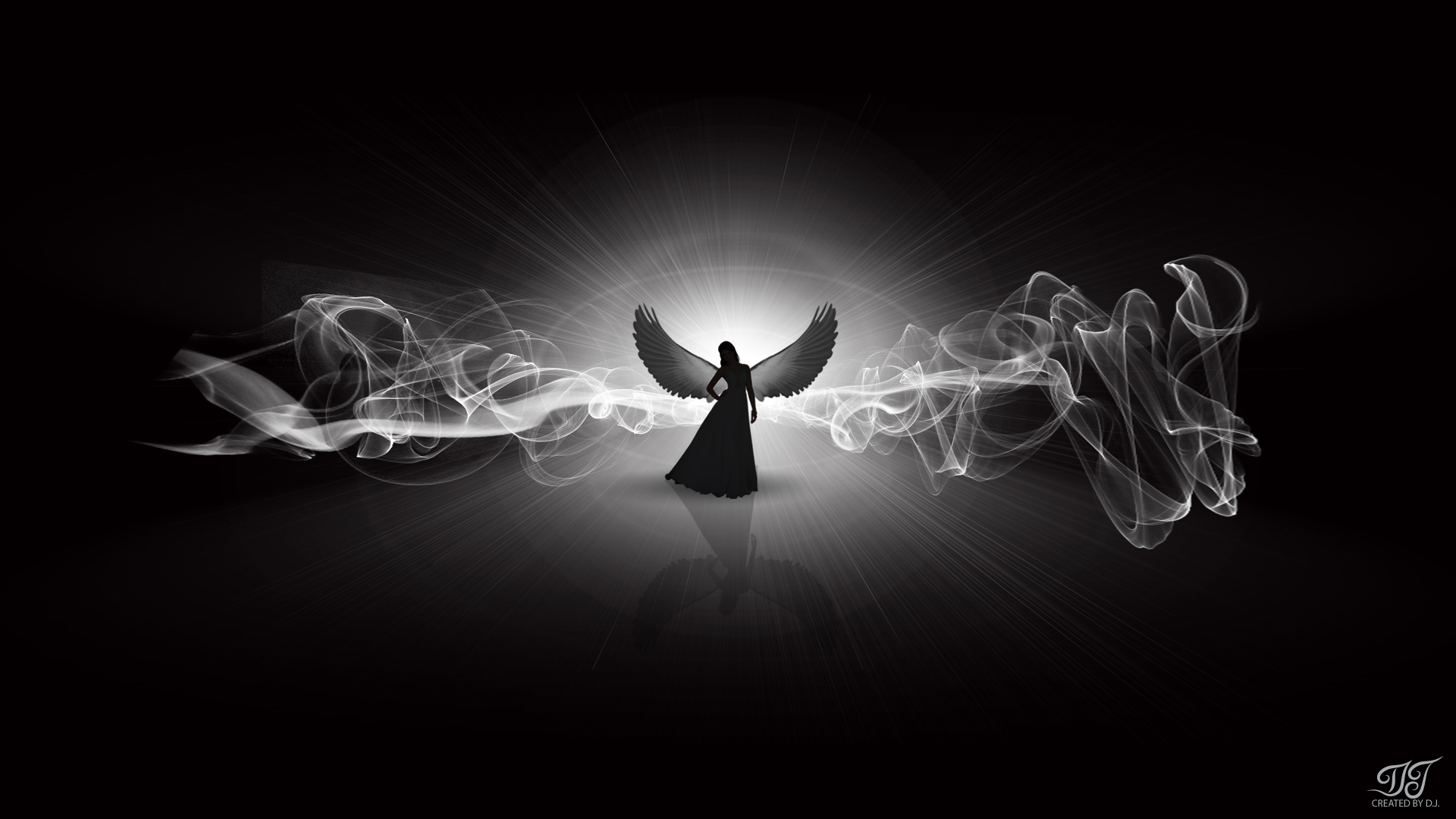 Angel In My Dream. Black And White. by JALDIP on DeviantArt Angel In My Dream. Black And White. by JALDIP on DeviantArt