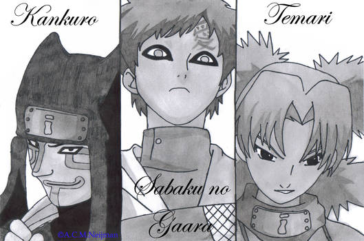 Kankuro - Gaara - Temari