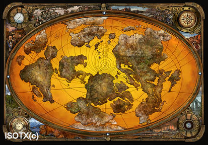 steampunk map