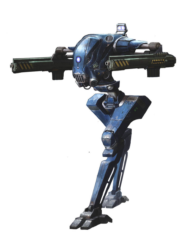 Revolver Mech Gun Mech by Monkey-Paw on DeviantArt