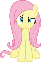 Fluttershy Confused Vector